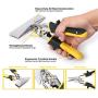 Hurricane 6 Inch Jaw Straight Sheet Metal Seamer Ergonomic Handle