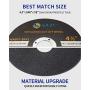 S SATC Cutting Wheel 50 PCS Cut Off Wheel 4.5''x.040''x7/8'' Cutting Disc Ultra Thin Metal & Stainless Steel