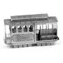 Fascinations Metal Earth San Francisco Cable Car 3D Metal Model Kit,Silver Fascinations Metal Earth San Francisco Cable Car 3D Metal Model Kit,Silver