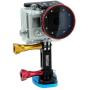 GoTough 45mm Black Extender Arm – Metal Straight Extension Arm Compatible with GoPro HERO3, HERO3+, HERO4, HERO5, HERO6, HERO7 2-Prong Mounting System - by Fotodiox Pro