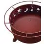 Landmann 28335 Big Sky Stars and Moons Fire Pit, Georgia Clay, 12.5-inches Deep