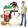 Advanced Graphics Gingerbread & Snowman Stand-in Life Size Cardboard Cutout Standup