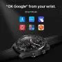 TicWatch Pro Bluetooth Smart Watch, Layered Display, NFC Payment, Google Assistant, Wear OS by Google (Formerly Android Wear),Compatible with iPhone and Android (Black)
