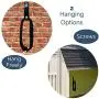 Morvat Premium Heavy-Duty Metal Garden Hose Hanger Hook, Garden Hose Holder, Hose Hook, Strong and Durable | Holds Up to 150 FT Hose | Keep Your Hose Neat and Out of The Way Morvat Premium Heavy-Duty Metal Garden Hose Hanger Hook, Garden Hose Holder, Hose Hook, Strong and Durable | Holds Up to 150 FT Hose | Keep Your Hose Neat and Out of The Way