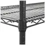 Alera Complete Wire Shelving Unit w/Caster, 48'' x 18'' x 72'', Black Anthracite Alera Complete Wire Shelving Unit w/Caster, 48'' x 18'' x 72'', Black Anthracite