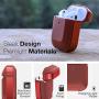Raptic Trek Series, Apple AirPods 1 & 2 Case (Formerly Defense Trek) - Anodized Aluminum, TPU, and Polycarbonate Protective Case for Apple AirPods 1 & 2, (Red)