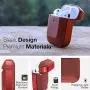 Raptic Trek Series, Apple AirPods 1 & 2 Case (Formerly Defense Trek) - Anodized Aluminum, TPU, and Polycarbonate Protective Case for Apple AirPods 1 & 2, (Red)