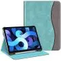 Fintie Case for iPad Air 4 10.9 Inch 2020 with Pencil Holder, Multi-Angle Viewing Cover [Supports Pencil 2nd Gen Charging] with Pocket, Auto Sleep/Wake for iPad Air 4th Generation, Turquoise