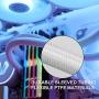 Vetroo V240 Water Cooler 240mm Radiator Intel LGA1200 Ready White Addressable RGB All-in-one AIO CPU Liquid Cooler for Intel 1150/1151/1156 and AMD AM2/AMD3/AM4, 2X 120mm ARGB PWM Fans w/Controller