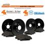 [Front + Rear] Rotors w/Metallic Pad Elite Brakes (Silverado 1500 Sierra 1500)
