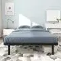 YITAHOME Queen Bed Frame 10 Inch Metal Platform with Wood Slats Support Reinforced Mattress Foundation 1000 Lbs Heavy Duty No Box Spring Needed, Black YITAHOME Queen Bed Frame 10 Inch Metal Platform with Wood Slats Support Reinforced Mattress Foundation 1000 Lbs Heavy Duty No Box Spring Needed, Black