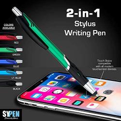 Stylus Pens - 2 in 1 Touch Screen & Writing Pen, Sensitive Stylus Tip - for Your iPad, iPhone, Kindle, Nook, Samsung Galaxy & More - Assorted Colors, 5 Pack