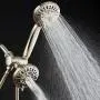 AquaDance Brushed Nickel Premium High Pressure 48-setting 3-Way Combo for The Best of Both Worlds – Enjoy Luxurious 6-setting Rain Shower Head and 6-Setting Hand Held Shower Separately or Together AquaDance Brushed Nickel Premium High Pressure 48-setting 3-Way Combo for The Best of Both Worlds – Enjoy Luxurious 6-setting Rain Shower Head and 6-Setting Hand Held Shower Separately or Together