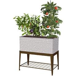 Panacea 83479 Vintage Raised Garden Bed Planter on Stand