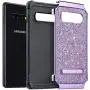 UARMOR Case for Galaxy S10, Galaxy S10 Glitter Case, Samsung S10 Case, Luxury Glitter Bling Shockproof Kickstand Hybrid Sparkly Shiny PU Leather Hard Cover Case for Samsung Galaxy S10, Purple UARMOR Case for Galaxy S10, Galaxy S10 Glitter Case, Samsung S10 Case, Luxury Glitter Bling Shockproof Kickstand Hybrid Sparkly Shiny PU Leather Hard Cover Case for Samsung Galaxy S10, Purple