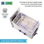 Large Commercial Ultrasonic Cleaner - DK SONIC 30L 600W Sonic Cleaner with Heater and Basket for Metal Parts,Carburetor,Fuel Injector,Brass,Auto Parts,Engine Parts,Motor Repair Tools,etc