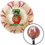 American Shifter 327579 Clear Rat Fink Flame Metal Flake Shift Knob with M16 x 1.5 Insert