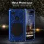 Feitenn Google Pixel 3A XL Case, Pixel 3A XL Case Heavy Duty, Gorilla Glass Armor Aluminum Alloy Metal Cover Bumper Military Shockproof Hard Defender Men Gift for Google Pixel 3A XL - Blue