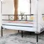 VECELO Metal Canopy Netting Bed Frame, Strong Firm Support & Easy Set up Structure/No Box Spring Needed (Black, Queen) VECELO Metal Canopy Netting Bed Frame, Strong Firm Support & Easy Set up Structure/No Box Spring Needed (Black, Queen)