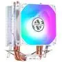 ABKONCORE LED CPU Cooler White CT407W with 92mm PWM Silent Fan, 4 Continuous Direct Contact Heatpipes, Rainbow Spectrum LED CPU Fan for LGA1151/1200, AM4/Ryzen ABKONCORE LED CPU Cooler White CT407W with 92mm PWM Silent Fan, 4 Continuous Direct Contact Heatpipes, Rainbow Spectrum LED CPU Fan for LGA1151/1200, AM4/Ryzen