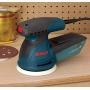 Bosch ROS20VSC Palm Sander - 2.5 Amp 5 in. Corded Variable Speed Random Orbital Sander/Polisher Kit with Dust Collector and Soft Carrying Bag, Blue