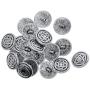LoveinDIY 20 Pieces Vintage Metal Shank Button Exquisite Craft Viking Buttons for Blazer, Suits, Sport Coat, Uniform, Jacket - 17mm Celtic Knot