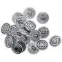 LoveinDIY 20 Pieces Vintage Metal Shank Button Exquisite Craft Viking Buttons for Blazer, Suits, Sport Coat, Uniform, Jacket - 17mm Celtic Knot
