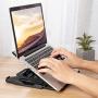 Laptop Stand Adjustable Laptop Computer Stand Multi-Angle Stand Phone Stand Portable Foldable Laptop Riser Notebook Holder Stand Compatible for 10 to 17” Laptops