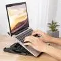 Laptop Stand Adjustable Laptop Computer Stand Multi-Angle Stand Phone Stand Portable Foldable Laptop Riser Notebook Holder Stand Compatible for 10 to 17” Laptops Laptop Stand Adjustable Laptop Computer Stand Multi-Angle Stand Phone Stand Portable Foldable Laptop Riser Notebook Holder Stand Compatible for 10 to 17” Laptops