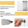 216702900 Freezer Door Key for Frigidaire Kenmore AP4071414 PS2061565 AP2113733 AP4301346 PS1991481 06599905 08037402 12849(Metal) 216702900 Freezer Door Key for Frigidaire Kenmore AP4071414 PS2061565 AP2113733 AP4301346 PS1991481 06599905 08037402 12849(Metal)