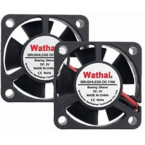 2Packs 30x30x10mm 30mm 5V Brushless DC Cooling Exhaust Fan