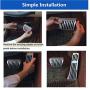 Jaronx for BMW No Drill Gas Brake Pedal, Anti-Slip Aluminium Alloy at Accelerator Brake Pedal Cover (Fits: BMW 3 5 6 7 X3 X4 X5 X6 Z4 Series,E90 E91 E70 E71 F10 F11 F01 F25 E89) (Gas+Brake Pedals)