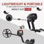 Wedigout Metal Detector MD-4030 Pro Edition Hobby Explorer Waterproof Search Coil with Shovel Wedigout Metal Detector MD-4030 Pro Edition Hobby Explorer Waterproof Search Coil with Shovel