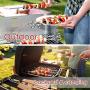 Kabob Skewers for Grilling, HaSteeL 15.7” Flat Metal Kabob Sticks with Storage Bag, Reusable 30Pcs Stainless Steel Long Skewers & 1 Basting Brush for Shish Kabobs, Meat, Vegetable, Shrimp - (32 Packs)