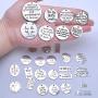 Jdesun 31 Pieces Inspiration Words Charms, Mixed Inspirational Message Charm Pendants for Crafting Necklace Bracelet