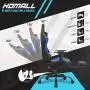 Homall Gaming Chair Computer Office Chair Ergonomic Desk Chair with Footrest Racing Executive Swivel Chair Adjustable Rolling Task Chair (Blue)