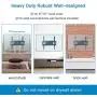 TV Wall Mount Bracket Full Motion Dual Swivel Articulating Arms Extension Tilt Rotation, Fits Most 26-55 Inch LED, LCD, OLED Flat&Curved TVs, Max VESA 400x400mm and Holds up to 99lbs by Pipishell TV Wall Mount Bracket Full Motion Dual Swivel Articulating Arms Extension Tilt Rotation, Fits Most 26-55 Inch LED, LCD, OLED Flat&Curved TVs, Max VESA 400x400mm and Holds up to 99lbs by Pipishell