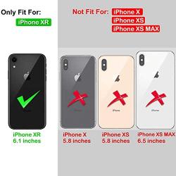 iPhone XR Case with HD Screen Protector, Gritup 360 Degree Rotating Metal Ring Holder Kickstand Armor Anti-Scratch Bracket Cover Case for Apple iPhone XR 6.1 inch inch Rose Gold