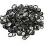DAWEI 500Pcs 1'' 25mm Blank Badge & Button Parts for Badge Maker Machine