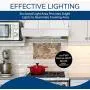 Broan-NuTone PM390 Power Pack Range Hood Insert Exhaust Fan and Light Combo for Over Kitchen Stove, 390 CFM, Aluminum