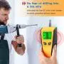 PERLESMITH Stud Finder Wall Detector 5 in 1 - Electronic Stud Sensor Wall Scanner Center Finding - with Battery LCD Display for Wood Metal Studs AC Wire Detection