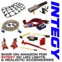 Integy RC Model Hop-ups T8564RED XHD Steel Rear Universal Drive Shaft (2) for Traxxas 1/10 Slash & Stampede 4X4