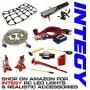 Integy RC Model Hop-ups T8559RED XHD V2 Steel Front Universal Drive Shafts for Traxxas 1/10 Slash & Stampede 4X4