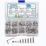SZHKM 600PCS M3 Screws Hex Stainless Steel Bolts and Nuts Kit Assorted Screws and Nuts Button Head Cap Metric M3 Bolt Kit with Wrench