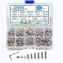 SZHKM 600PCS M3 Screws Hex Stainless Steel Bolts and Nuts Kit Assorted Screws and Nuts Button Head Cap Metric M3 Bolt Kit with Wrench