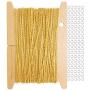 ZCNest 32.8 Ft(10m) Gold Small Tiny Chains for Jewelry Making Set, with 100 Jump Rings, Cable Link Craft Chain Findings for Necklace Bracelet Earring DIY 2063-B
