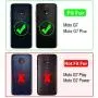 Moto G7 Case, Moto G7 Plus Case with HD Screen Protector, Gritup 360 Degree Rotating Metal Ring Holder Kickstand Armor Anti-Scratch Bracket Cover Phone Case for Motorola Moto G7 Purple