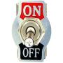 Etopars 5 X Heavy Duty 20A 125V 15A 250V SPST 2 Terminal Pin ON/OFF Rocker Toggle Switch Flick Waterproof Metal