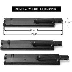 N / A 15 3/4 Inch Cast Iron Burner Replacement for BBQ Barbeques Galore Turbo 3 Grill Burners Charbroil 463241004, 463241904,Chefs Charbroil SAMS Gas Grill CBC301 (3-Pack)