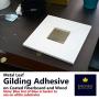 Gilding Adhesive 120ml, Professional Quality, Water Based Gold Leaf Sheets Size